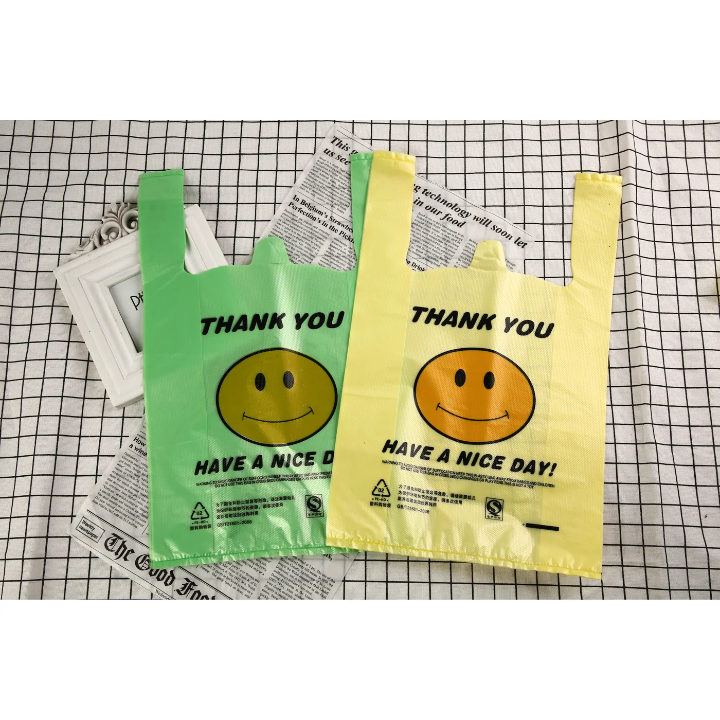 Plastic T-Shirt Bags