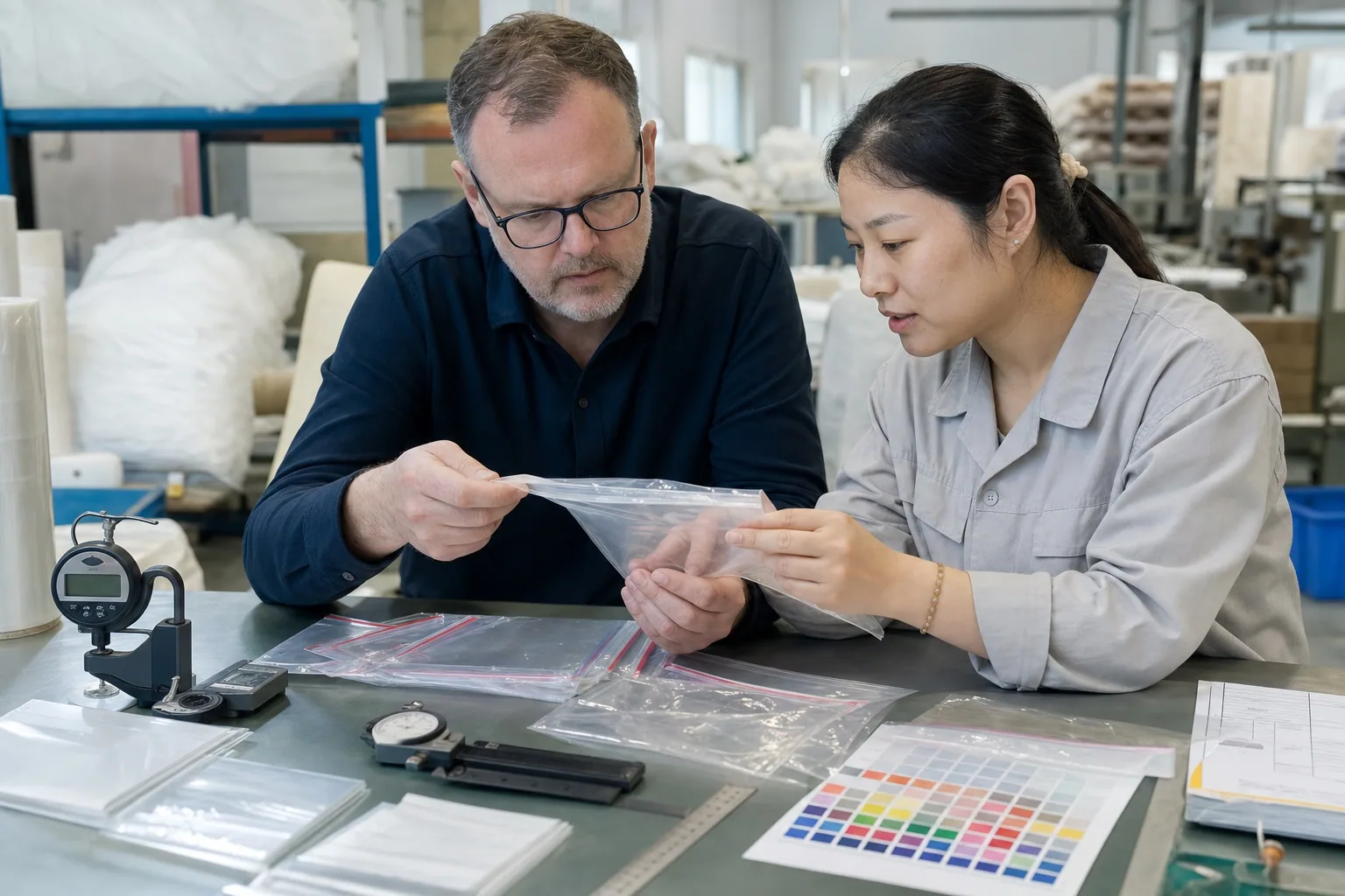 Sample inspection and specification review