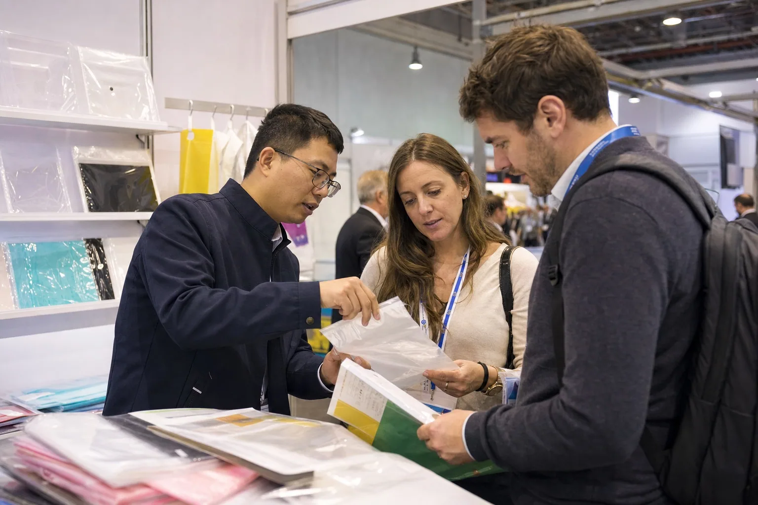 Trade-show materials and samples
